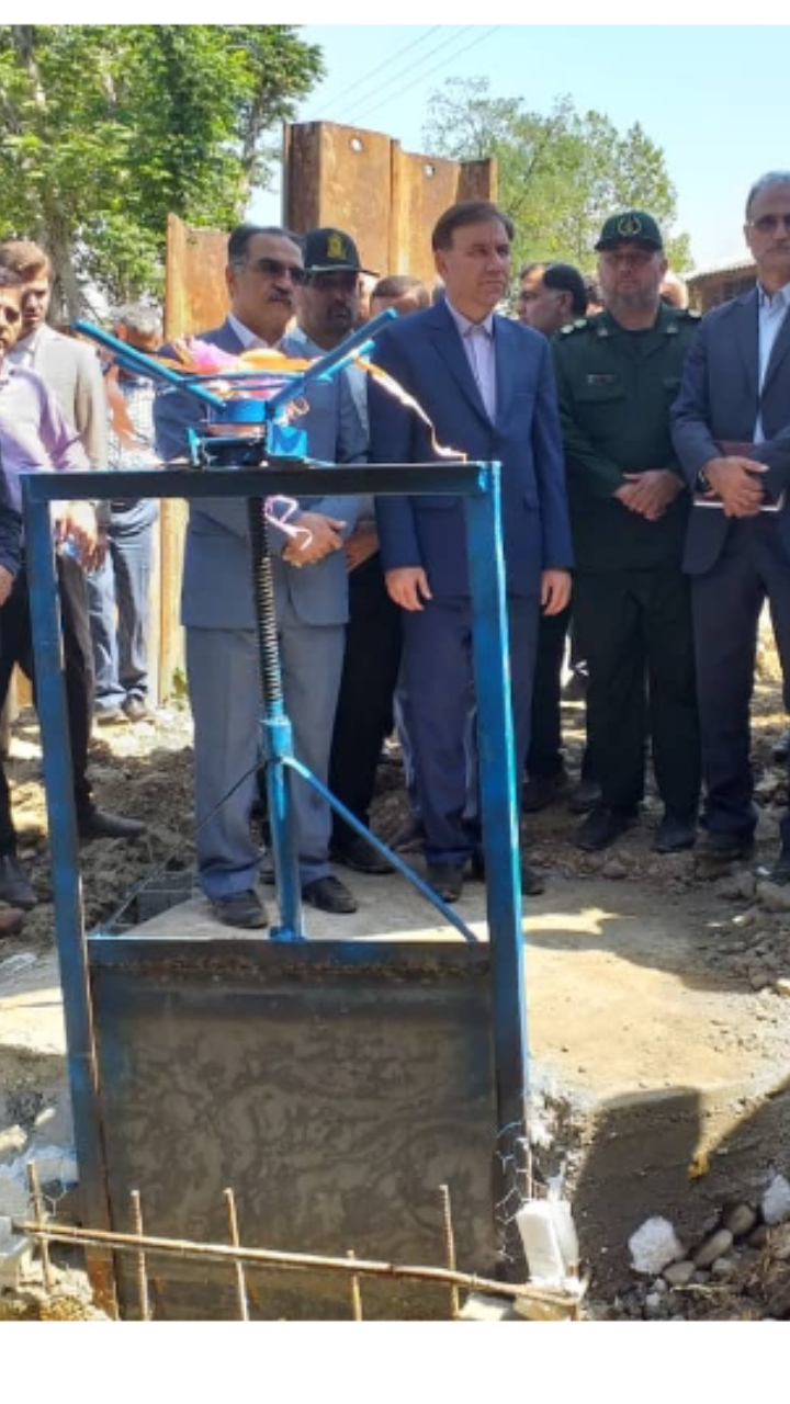 افتتاح پروژه انتقال خط لوله آب کشاورزی به روستای دوله ملال ماسال همزمان با دومین روز از هفته دولت