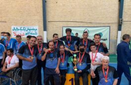 قهرمانی تیم شهرداری لنگرود در رقابت های والیبال نشسته دسته یک کشور