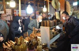 بازدید مدیرعامل سازمان منطقه آزاد انزلی از نمایشگاه محصولات و صنایع دستی موسسات بانوان کارآفرین