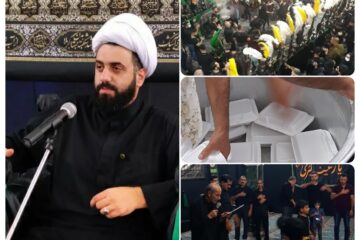 گزارش تصویری مراسم علم بندان مسجدآذربایجانی ها در لنگرود