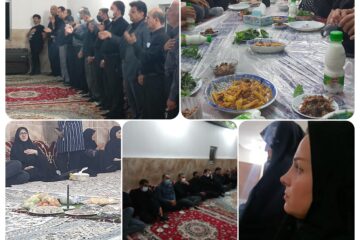 گزارش تصویری مراسم عزاداری تاسوعای حسینی در مسجدصاحب الزمان در منطقه لات محله کومله