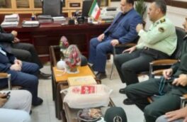 به مناسبت هفته قوه قضاییه: دیدار فرماندار شهرستان لاهیجان بهمراه شورای تامین با رئیس دادگستری و دادستان