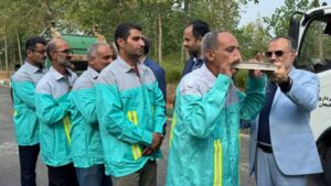 بدرقه کاروان خودرویی موکب «خدام‌العتره» با حضور رئیس شورای اسلامی و شهردار رشت