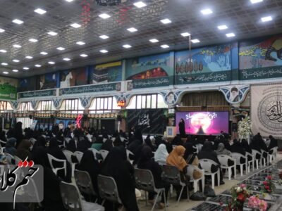 تصاویر/اجتماع «نجمه الهدایه» در گلزار شهدای رشت
